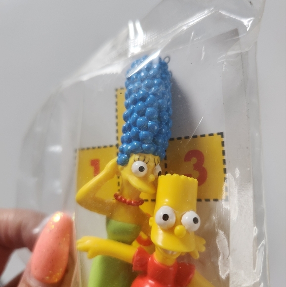 Vintage Simpson's Figures Sealed Kellogg’s Promo Cereal Toys Bart Homer Marge - Picture 4 of 5
